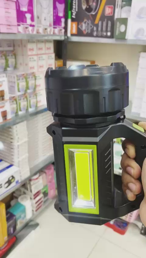 PRODESIRE™ WATERPROOF HIGH POWER LIGHT 30W, 20000MAH BATTERY WITH SOLAR SYSTEM