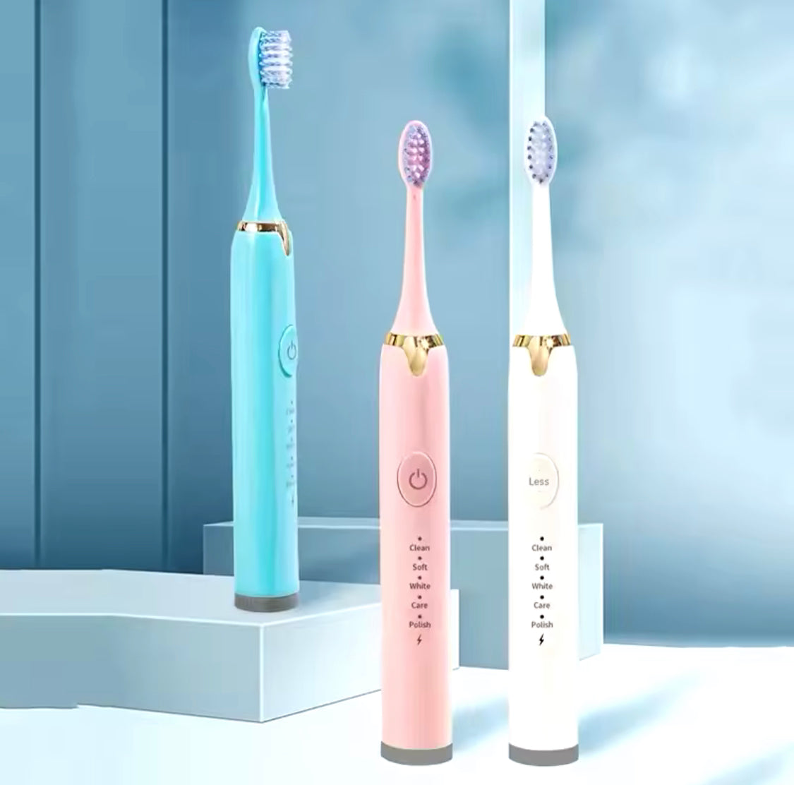 RECHARGEABLE ULTRASONIC ELECTRIC TOOTHBRUSH