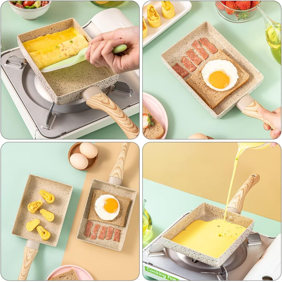 SQUARE NON-STICK FRYING PAN