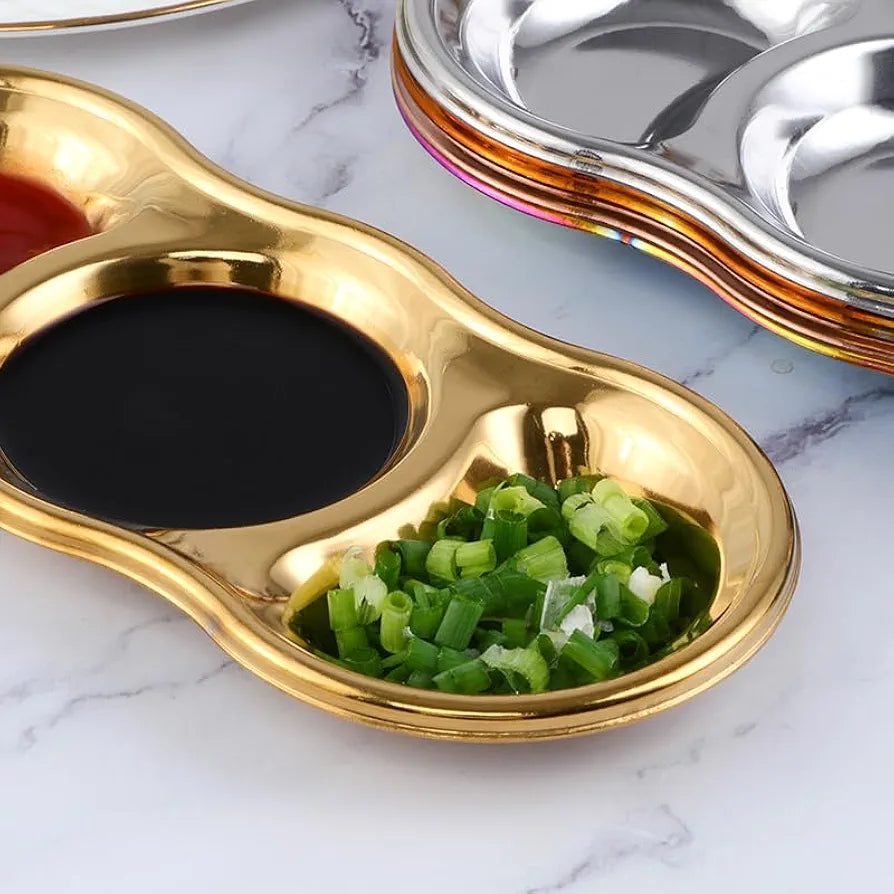 STAINLESS STEEL 3 PORTION TRAY