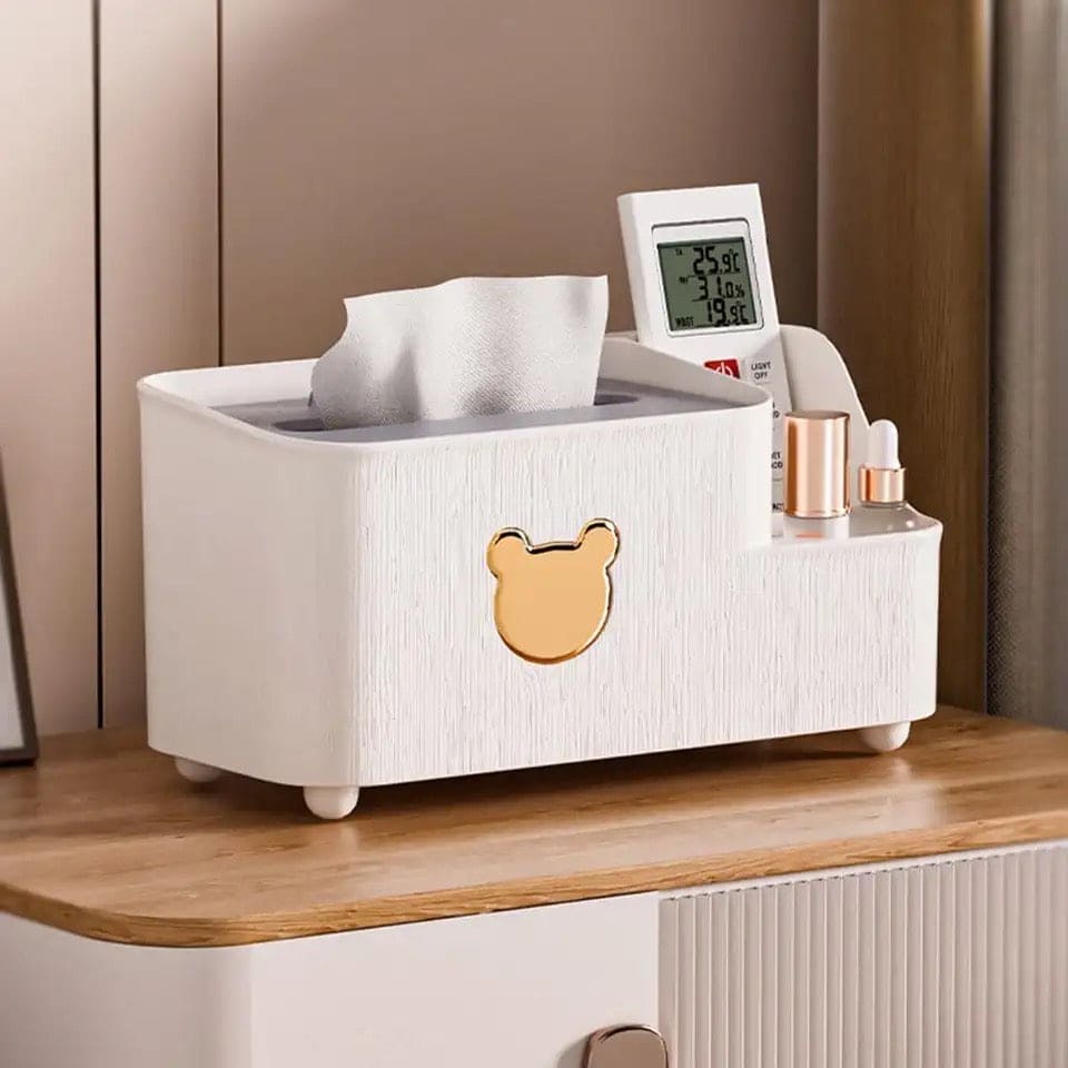 DESKTOP TISSUE STORAGE BOX