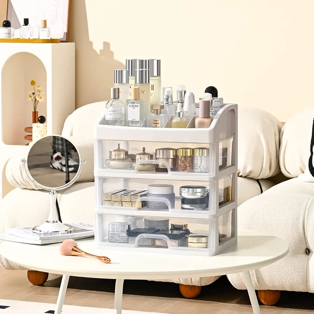 3 DRAWER COSMETICS STORAGE BOX