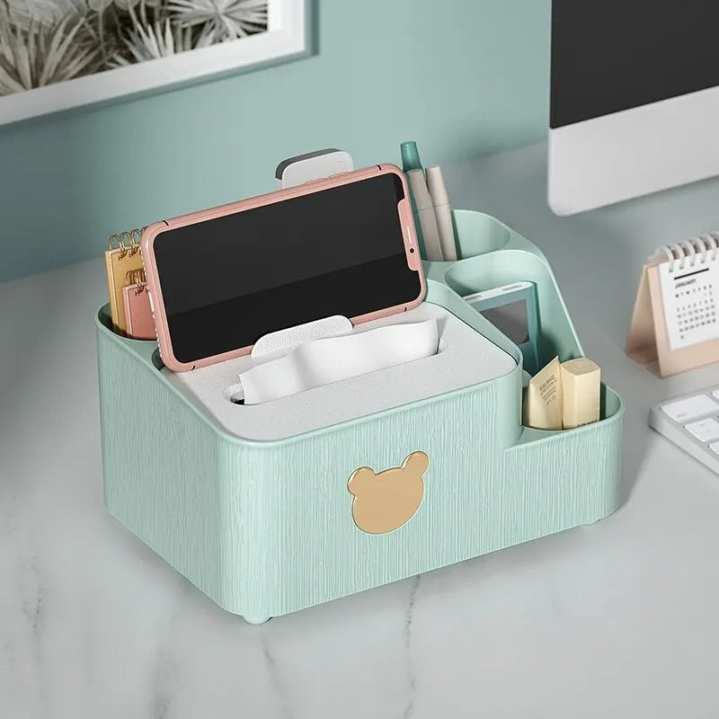 DESKTOP TISSUE STORAGE BOX