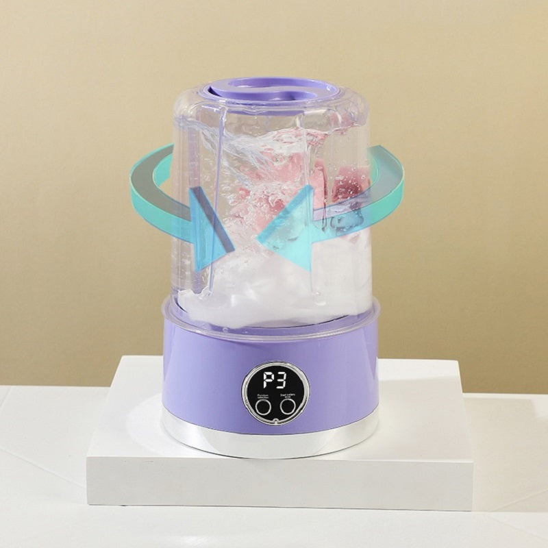 PORTABLE COMPACT MINI WASHING MACHINE