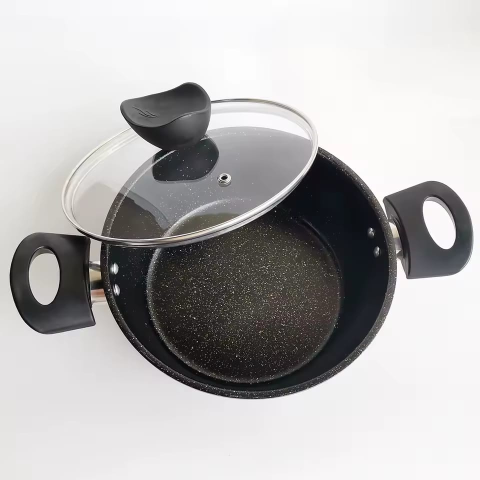 SYNMORE GRANITE COATING NON-STICK COOKING POT ✅