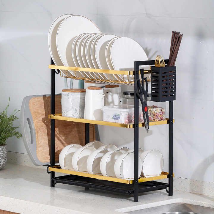 MULTIFUNCTIONAL KITCHEN STORAGE DISH RACK