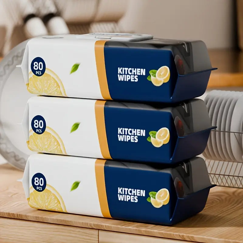 HEAVY DUTY KITCHEN WIPES (80PCS) ✅