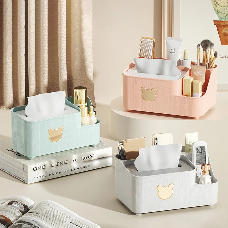 DESKTOP TISSUE STORAGE BOX
