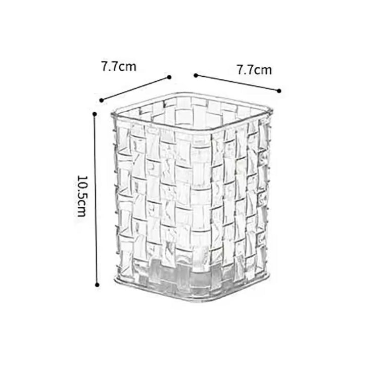 ACRYLIC MULTIPURPOSE MAKEUP BRUSH HOLDER