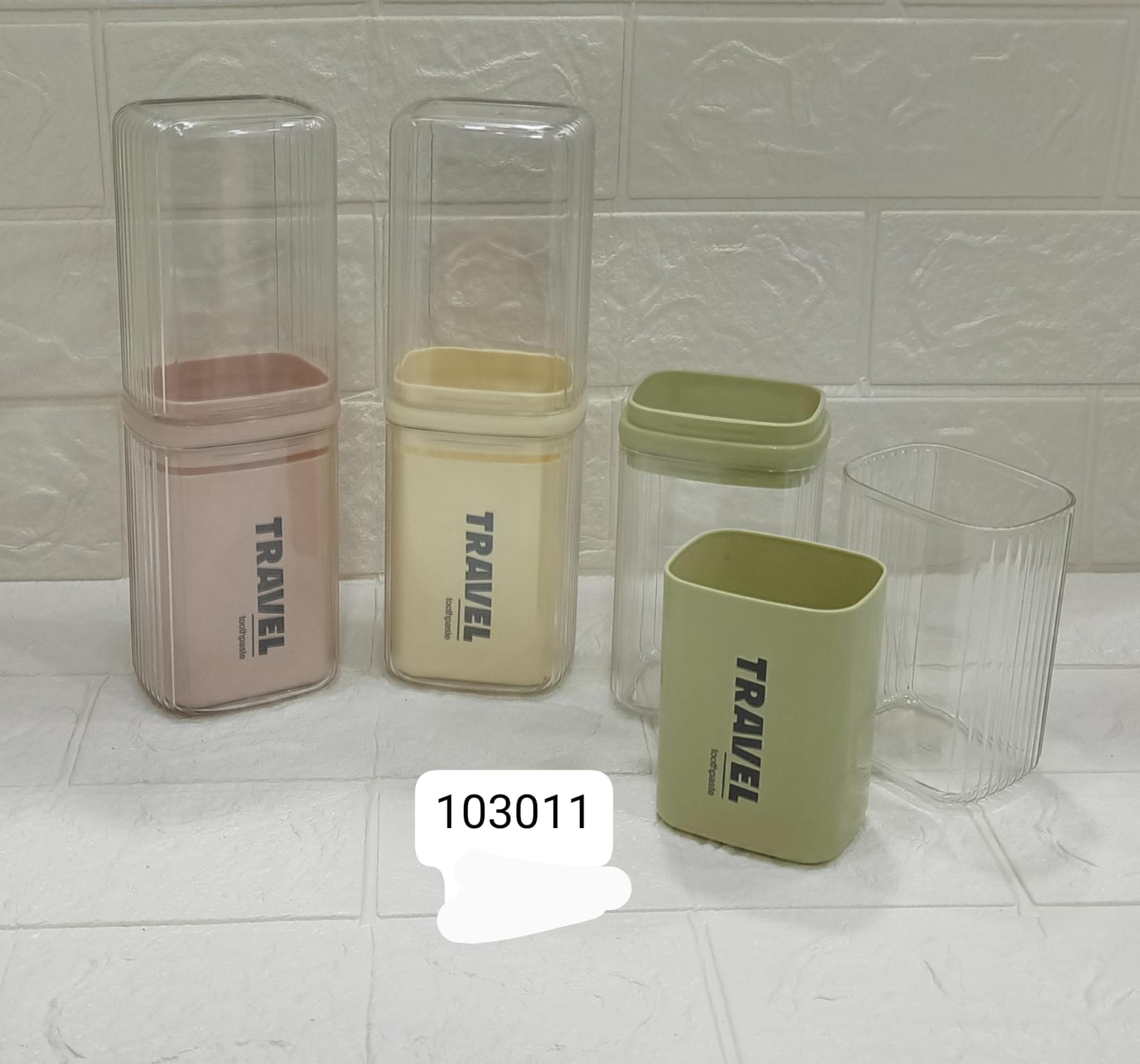 MULTIFUNCTIONAL PORTABLE ACRYLIC TOOTHBRUSH HOLDER ✅