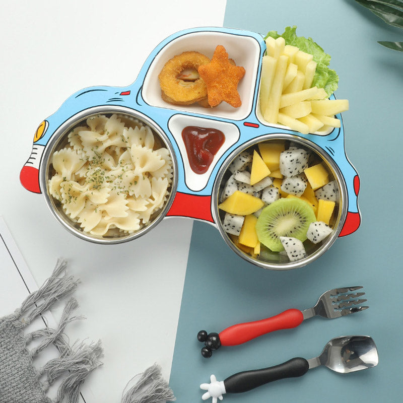 CARTOON CAR SHAPED LUNCH BOX (IMPORTED)
