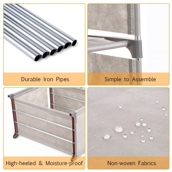 MULTIPURPOSE 4LAYER OXFORD STORAGE RACK ✅