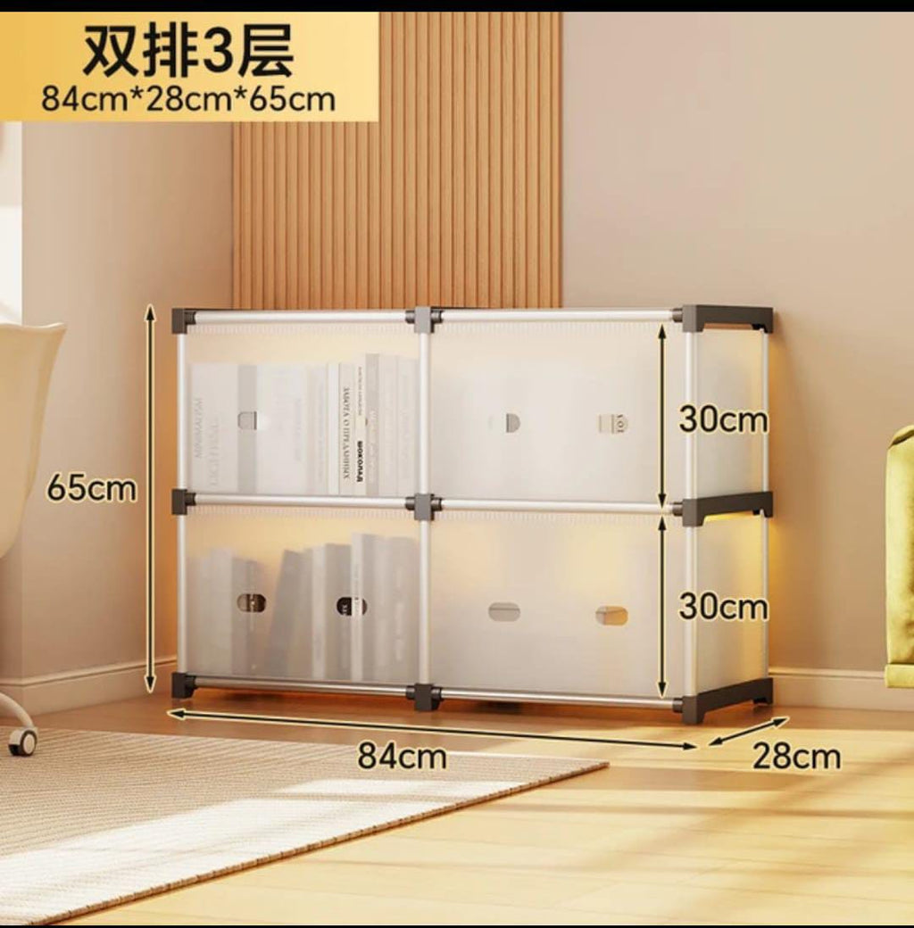 DUST-PROOF MULTIPURPOSE STORAGE SHELF RACK