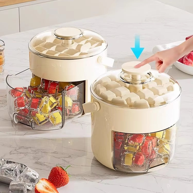 PORTABLE DOUBLE ICE CUBE DISPENSARY