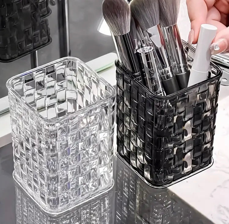 ACRYLIC MULTIPURPOSE MAKEUP BRUSH HOLDER