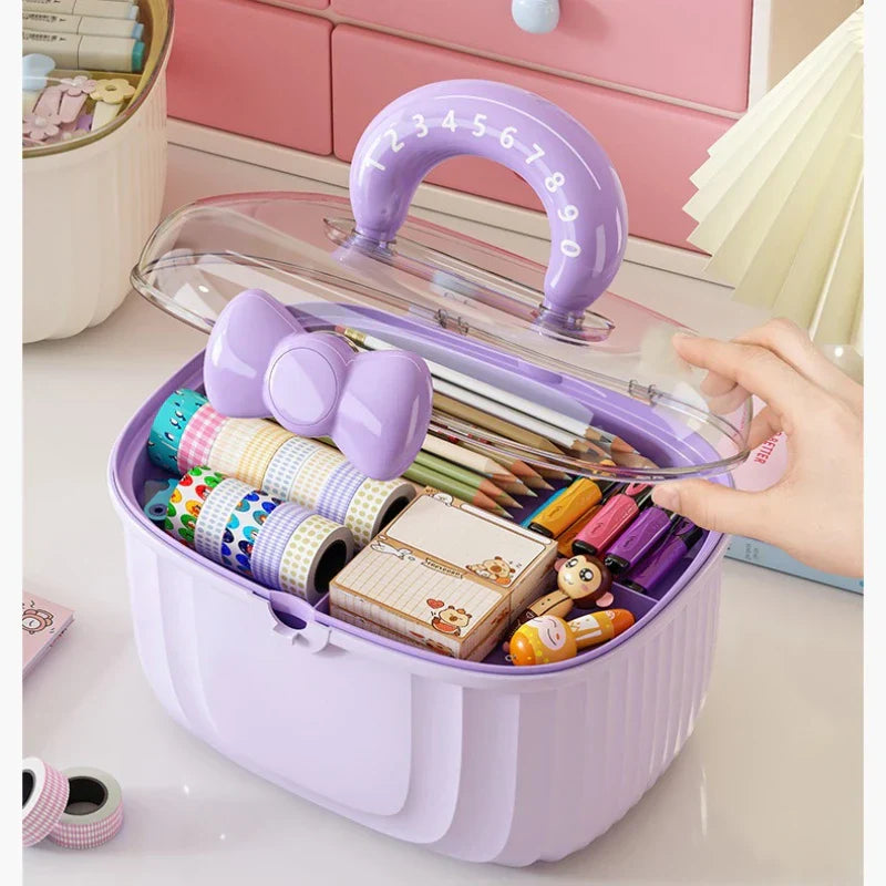 PORTABLE MAKEUP AND ACCESSORIES STORAGE BOX