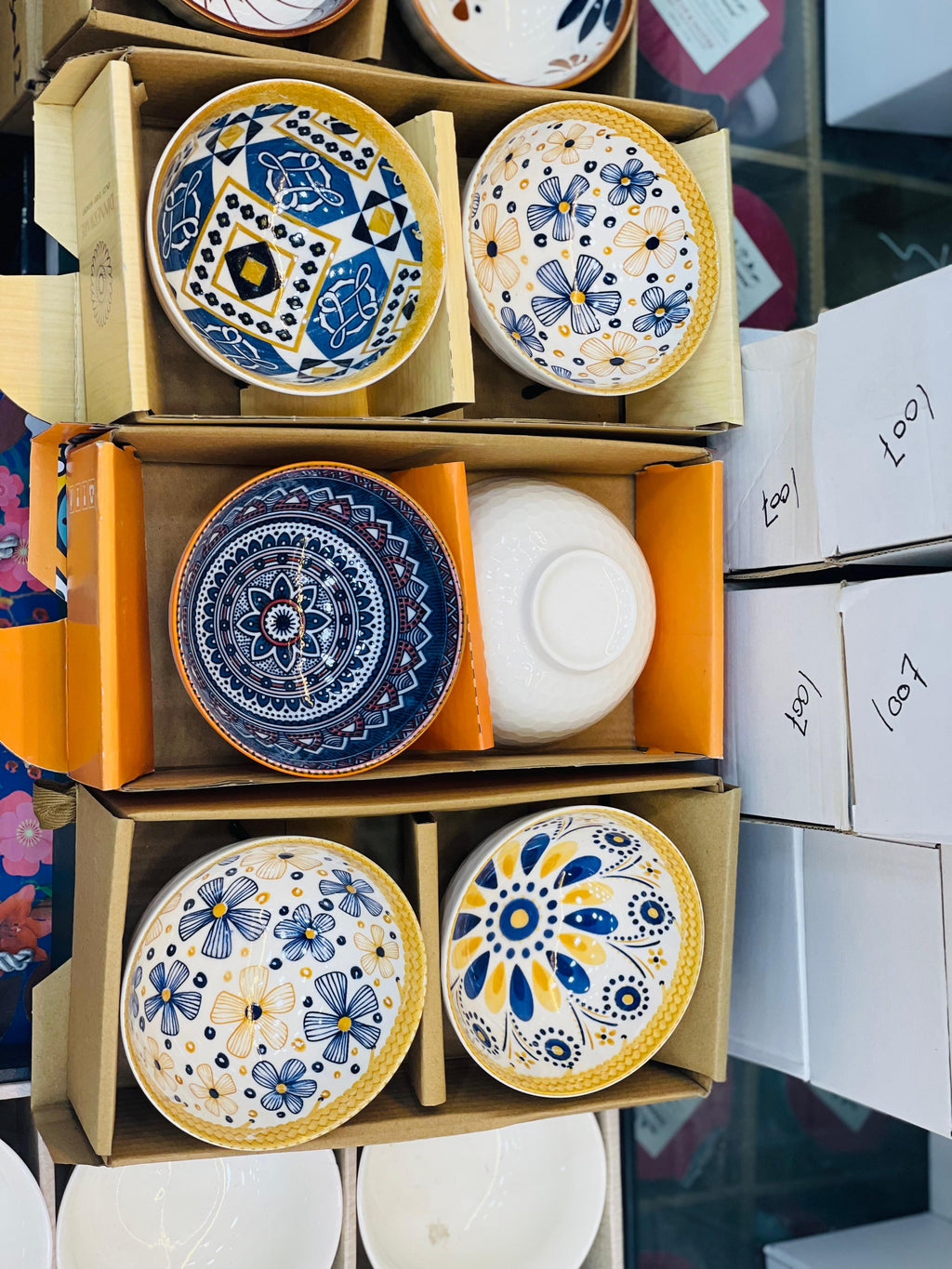 CREATIVE CERAMIC PORCELAIN BOWL SET (BOX PACKING)