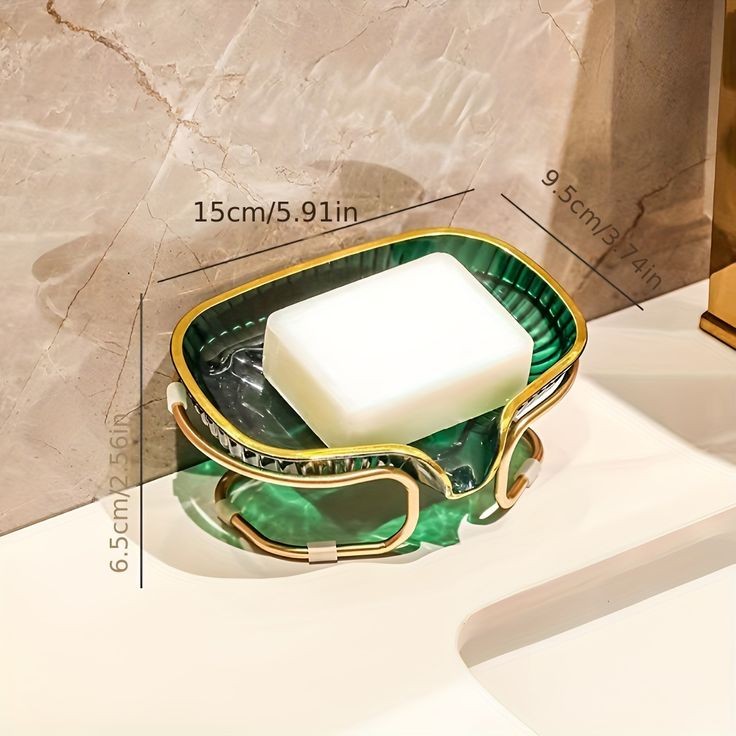LUXURY DRAIN SOAP DISH
