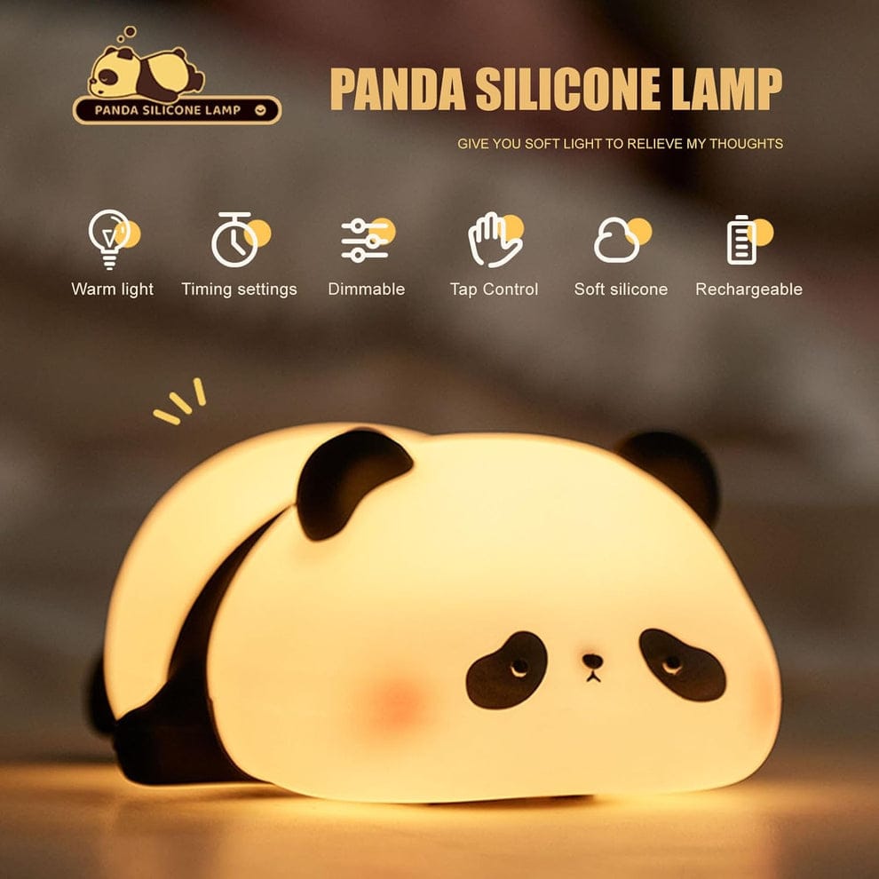 CUTE PANDA DESK LAMP SOFT NIGHT LIGHT