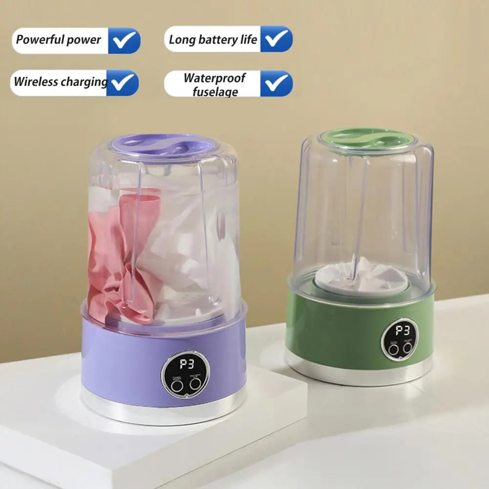 PORTABLE COMPACT MINI WASHING MACHINE