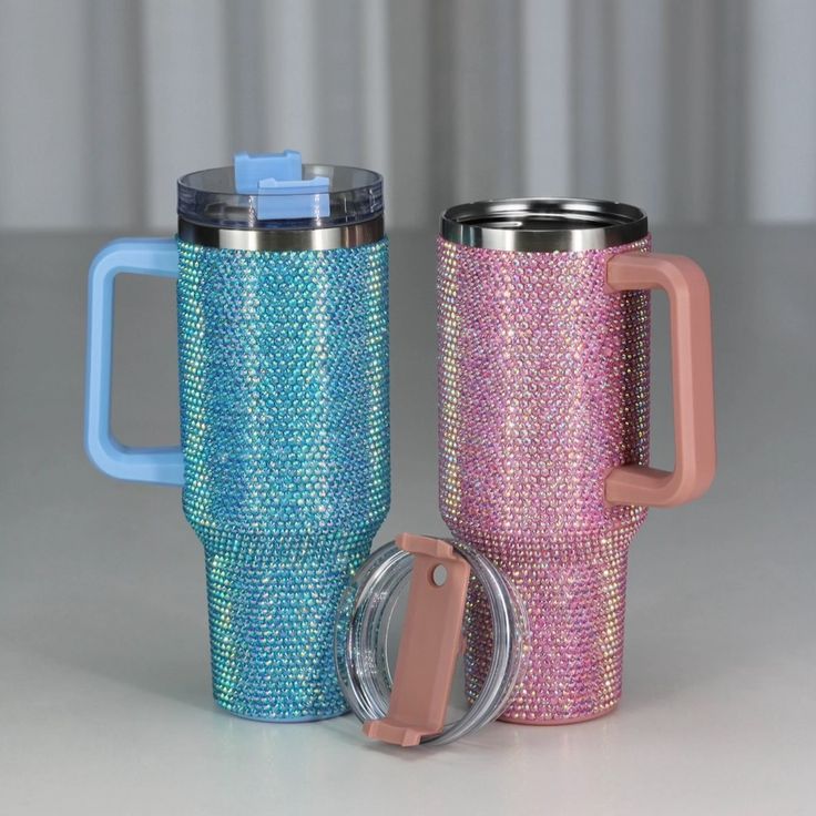 PEARL RHINESTONE TUMBLER (STAINLESS STEEL)