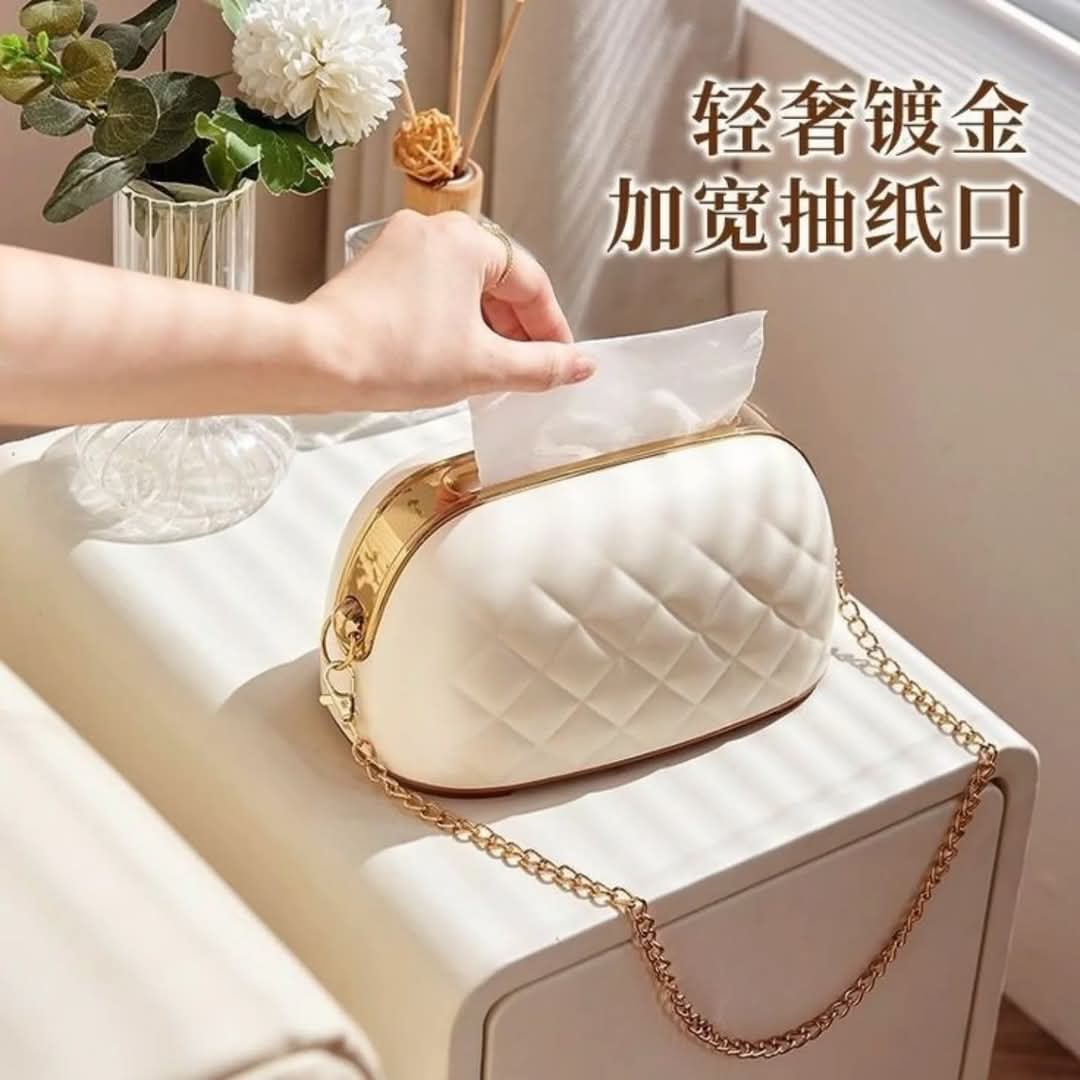 HANDBAG STYLE TISSUE BOX