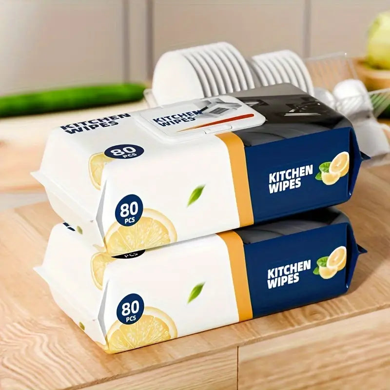HEAVY DUTY KITCHEN WIPES (80PCS) ✅