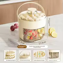 PORTABLE DOUBLE ICE CUBE DISPENSARY