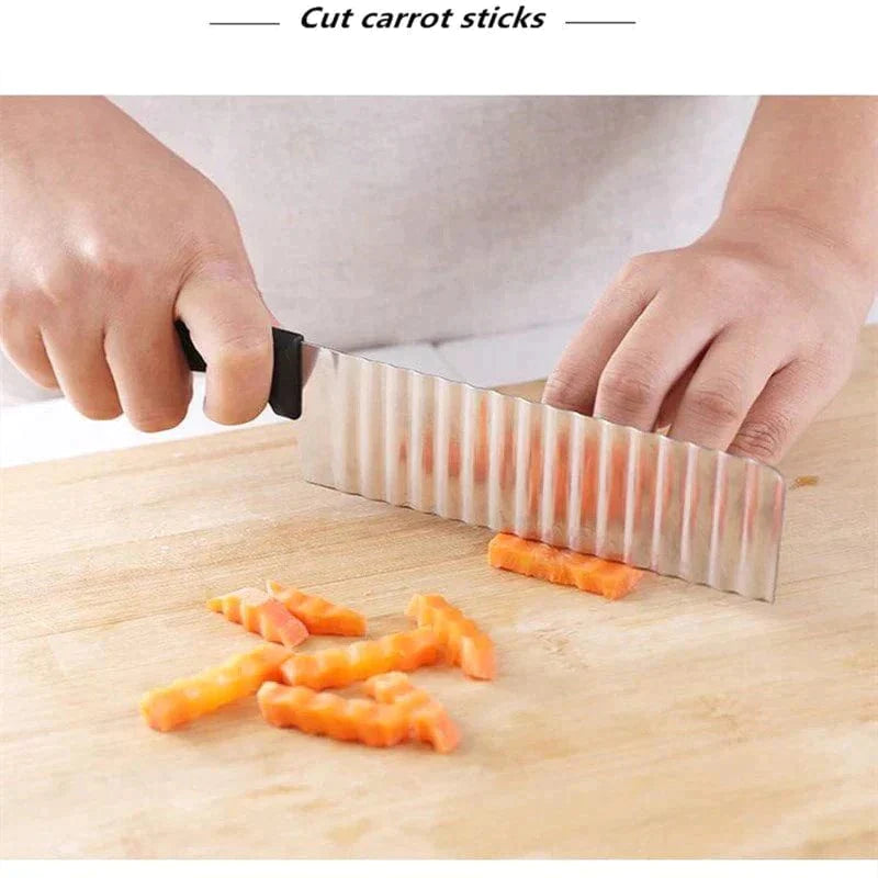 KIWI KNIFE ZIGZAG SHAPE CUTTING