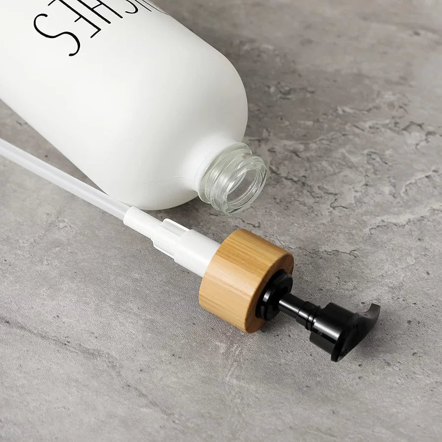 HAND AND DISH SOAP DISPENSER GLASS MATERIAL (PAIR)