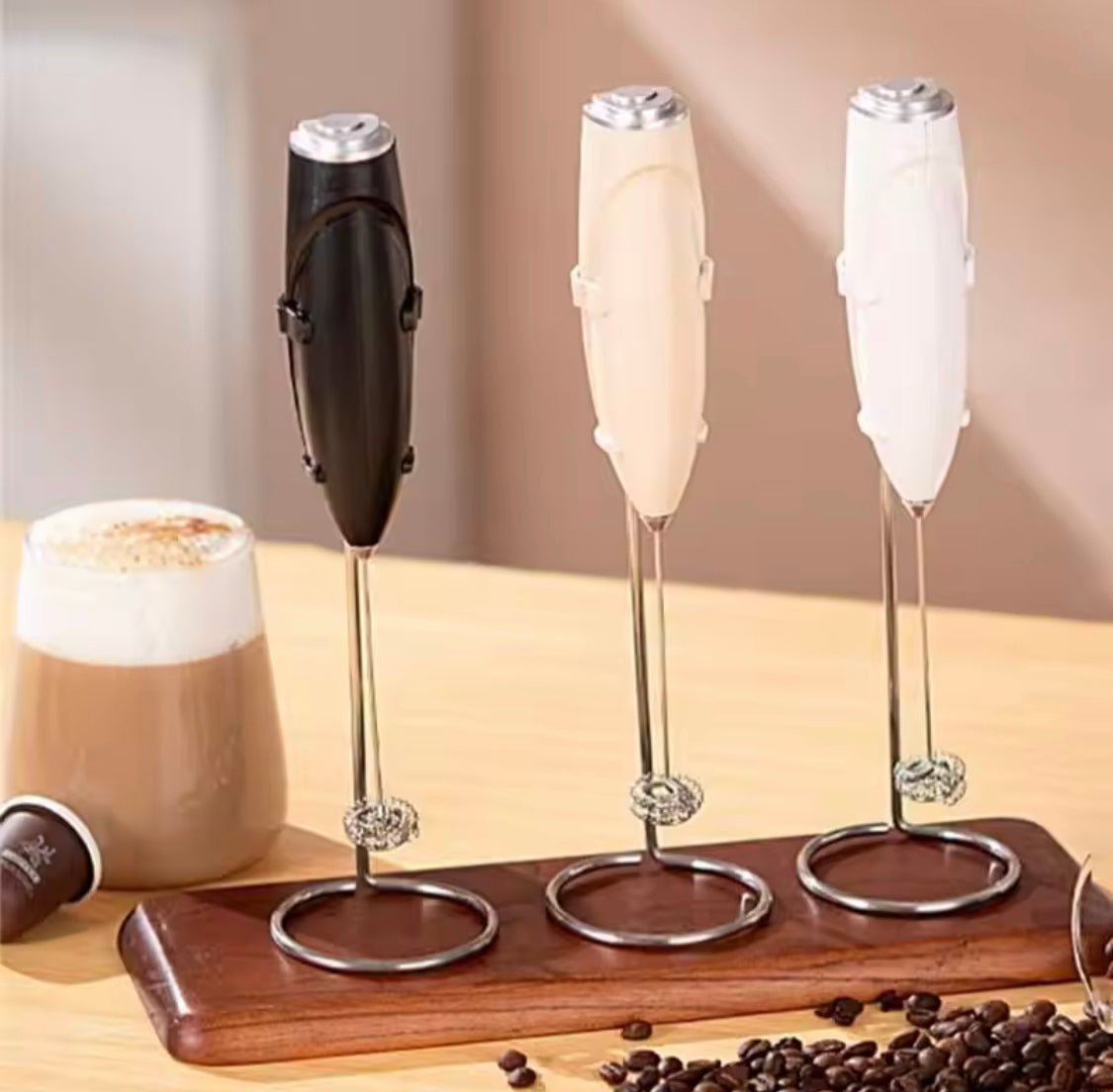 WIRELESS BATTERY MILK FROTHER, PORTABLE EGG BEATER, HANDHELD COFFEE MACHINE