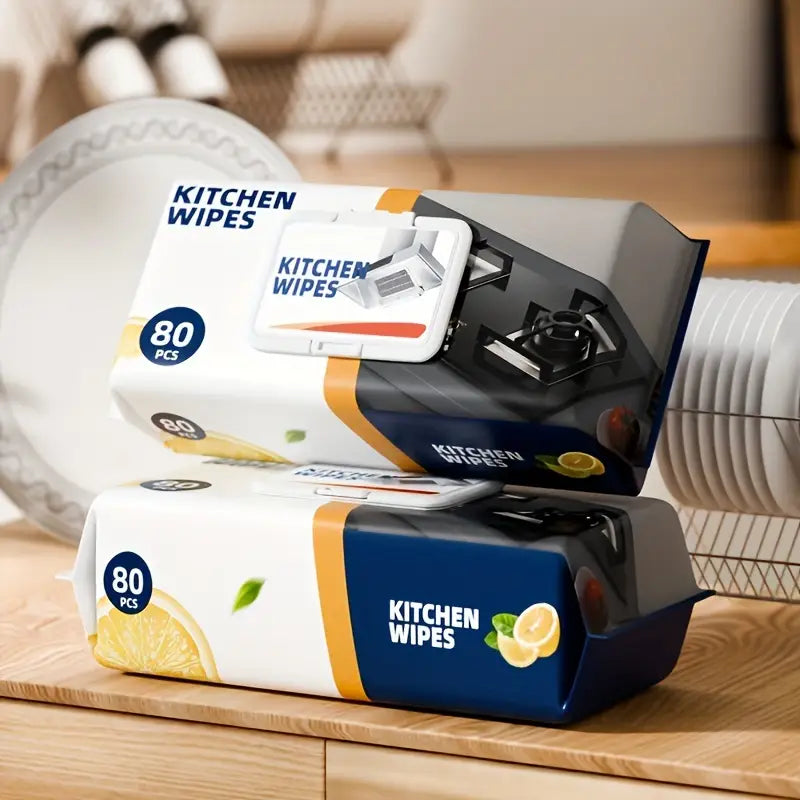 HEAVY DUTY KITCHEN WIPES (80PCS) ✅