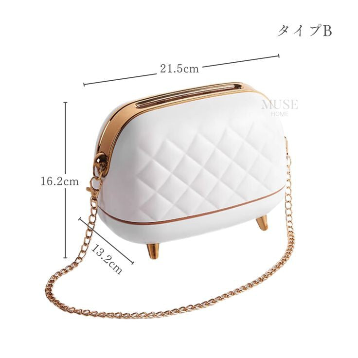 HANDBAG STYLE TISSUE BOX
