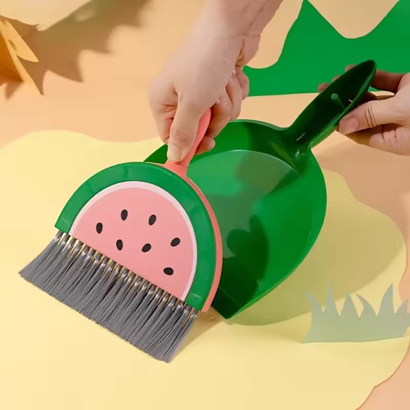 MINI DESKTOP BROOM & DUSTPAN SET ✅