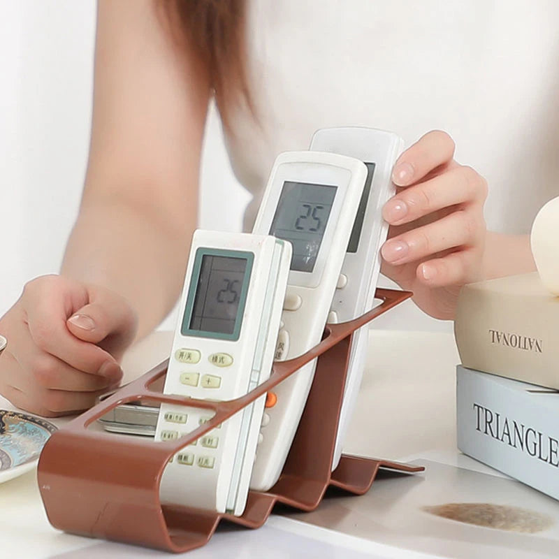 MODERN DESKTOP 4 SLOT REMOTE CONTROL HOLDER STAND