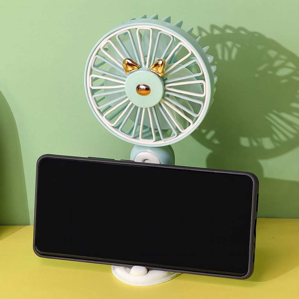 PORTABLE MINI HAND FAN FLOWER SHAPE ✅