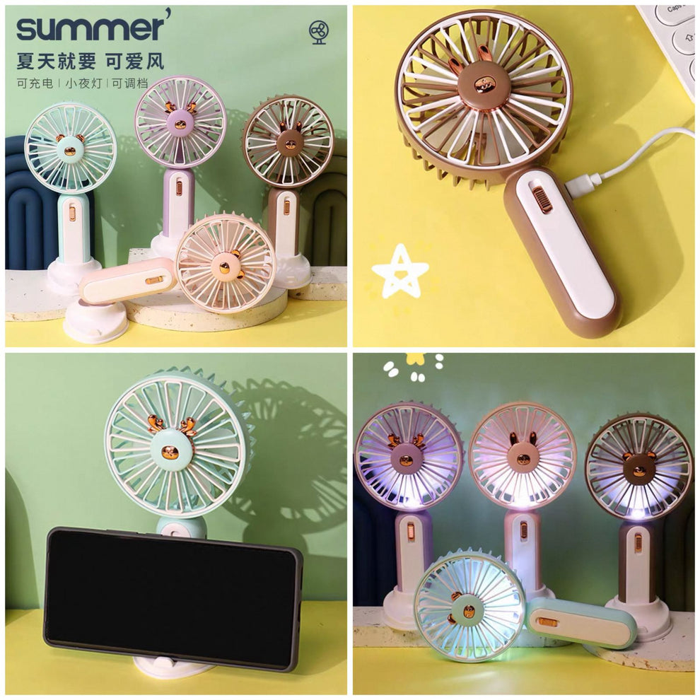 PORTABLE MINI HAND FAN FLOWER SHAPE ✅