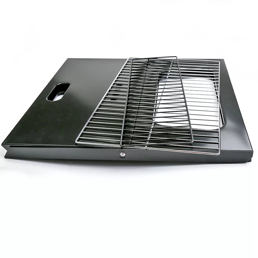 FOLDABLE PORTABLE CHARCOAL BBQ GRILL