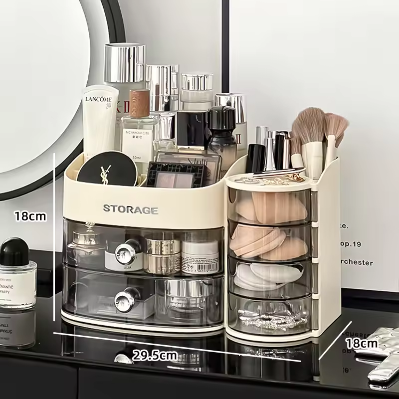 STYLISH COSMETICS VANITY STORAGE ORGANIZER WITH DRAWER