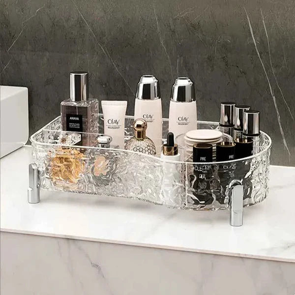 LUXURY DESKTOP GLACIER MAKEUP BRUSH ORGANIZER