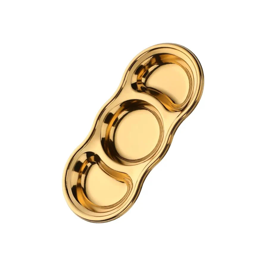 STAINLESS STEEL 3 PORTION TRAY