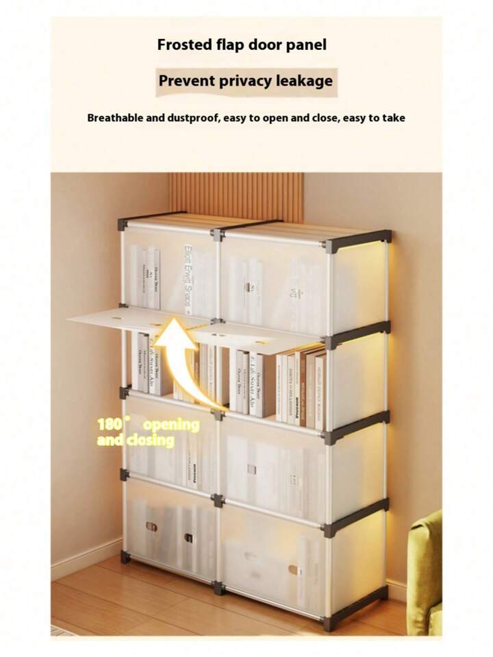DUST-PROOF MULTIPURPOSE STORAGE SHELF RACK