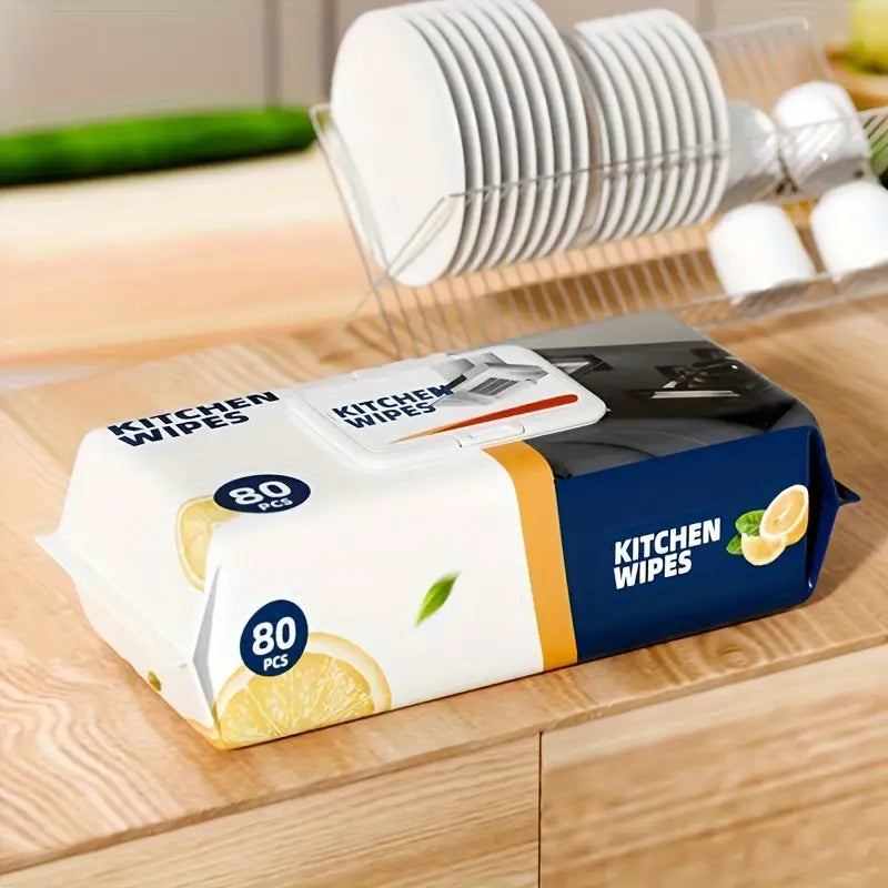 HEAVY DUTY KITCHEN WIPES (80PCS) ✅