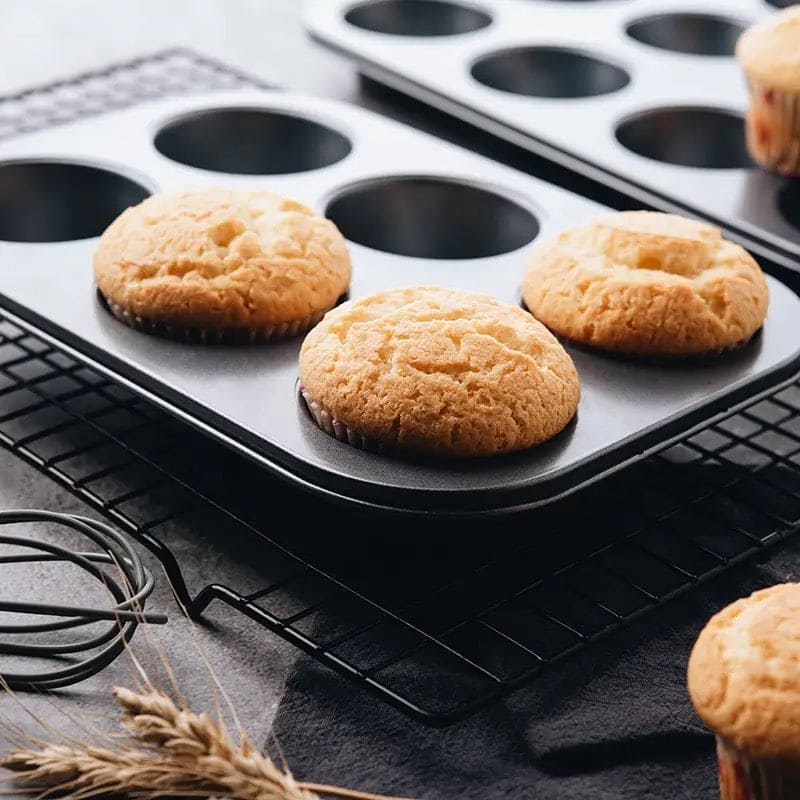 NON STICK MUFFIN TRAY, CUPCAKE MUFFIN ✅