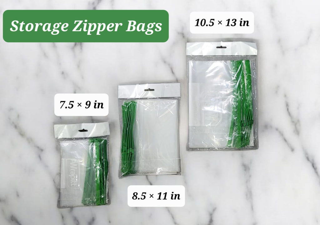 ZIPPER STORAGE BAGS