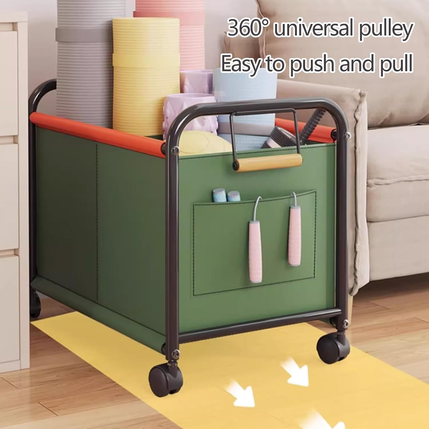 PREMIUM QUALITY TOY STORAGE ORGANIZER CART WITH WHEELS