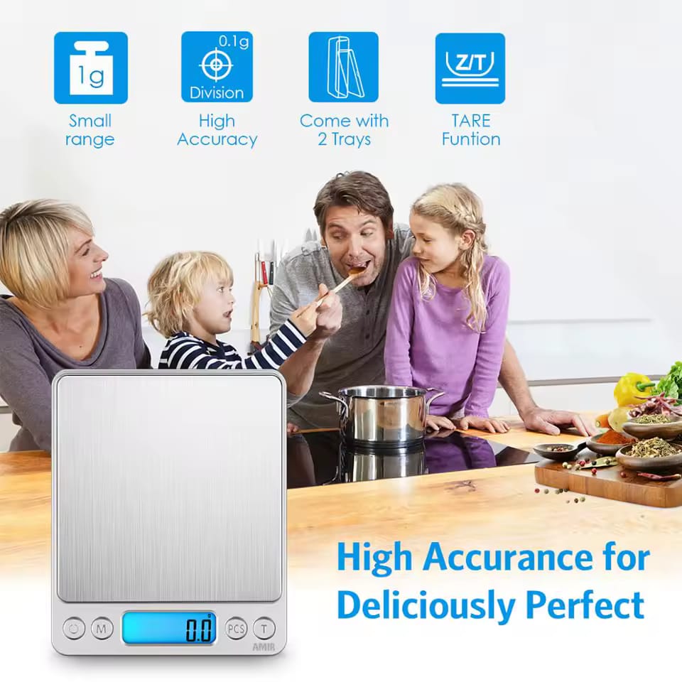 DIGITAL KITCHEN SCALE LED DISPLAY
