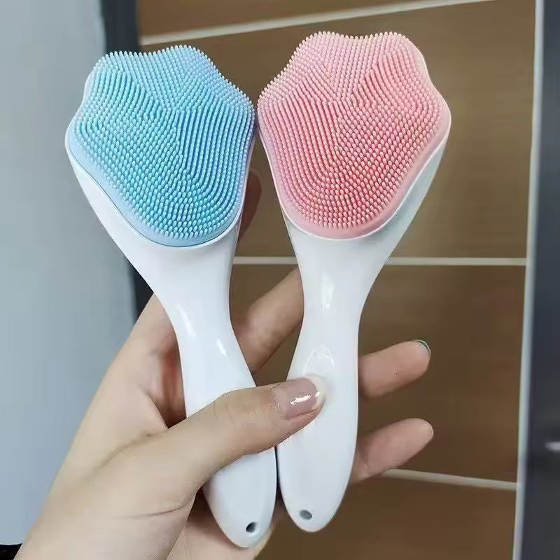 SOFT SILICONE FACIAL CLEANSING BRUSH – GENTLE SKIN CARE TOOL