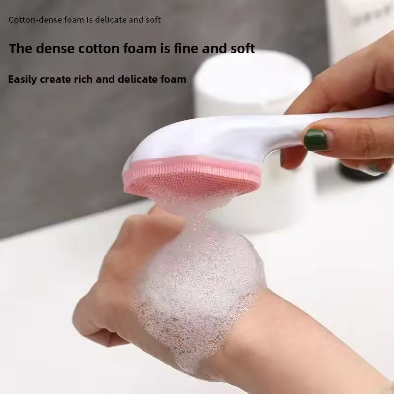 SOFT SILICONE FACIAL CLEANSING BRUSH – GENTLE SKIN CARE TOOL