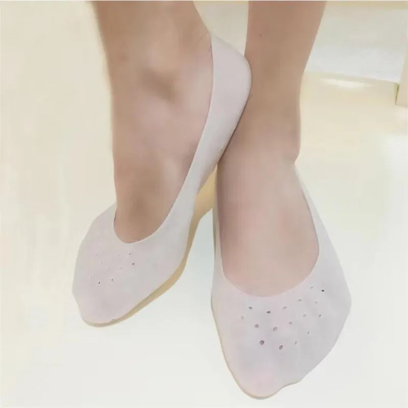 SILICONE HEEL SLEEVE SOCKS FOR HEEL PROTECTION
